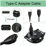 zoerbufan Câble de Chargeur USB C pour Garmin Fenix 5 5S 5X Plus 6 6S 6X Pro 7 7S 7X, Approach S10 S40 S60 S12 S42, Instinct, Vi