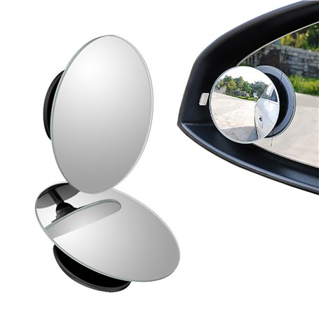 zoerbufan 2 PCS Voiture Angle Mort Miroir sans Cadre