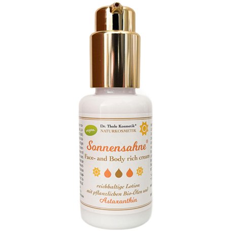 Crème solaire® - Anti-âge hautement dosée - Protège la peau contre le stress oxydatif grâce à l'astaxanthine et à l'huile de pép