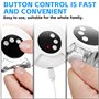 Coupe-ongles électrique coupe-ongles 2 en 1 lime à ongles électrique coupe-ongles avec lumière pour enfants, adultes et personne