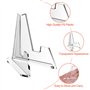Brevanza Lot de 30 Mini Chevalet Transparent, Petit Support Medaille, Presentoir Cartes, Support de Présentoir en Plastique, Sup