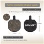 SOMMET Bicyclette Plaquettes de Frein à Disque 4 Paires pour Hayes Sole MX2 MX3 MX4 MX5 CX5 CX Pro CX Expert CX Comp