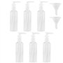 HXMJIED Lot de 6 flacons de voyage transparents avec pompe de 100 ml