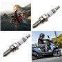 2 Bougies D'allumage Moto CR8E avec 1 manchon, 10 mmx19mm