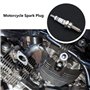 2 Bougies D'allumage Moto CR8E avec 1 manchon, 10 mmx19mm