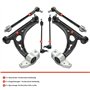 Frankberg 10x Bras de suspension Kit Avant Compatibles avec Golf Plus 5M1 521 Tous Moteurs 2004-2013 A3 8P1 Tous Moteurs 2003-20