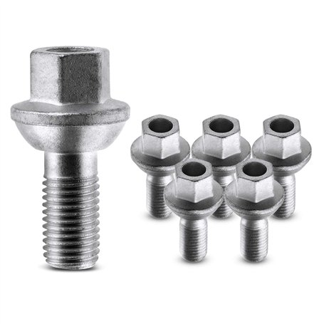 Frankberg Lot de 6 boulons de roue avant ou arrière compatibles avec Fortwo Cabrio 451 0