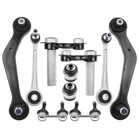 Frankberg 8x Bras de suspension Barre de couplagen Palier d'essieu arrière Arrière Compatibles avec X5 E53 3.0d 3.0i 4.4i 4.6is