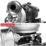 Frankberg Turbocompresseur Compatible avec A3 Sportback 8PA 1.9TDI 2004-2010 Golf Plus 521 5M1 1.9TDI 2005-2009 J.e.t.ta III 1K2