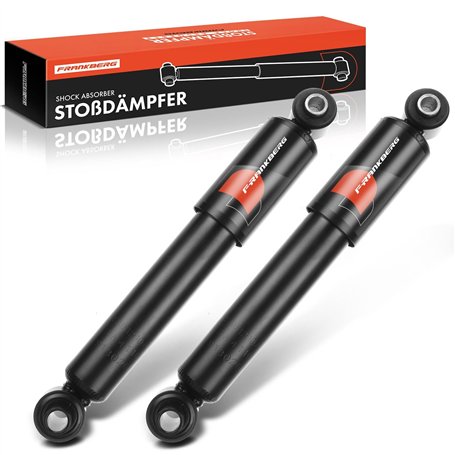 Frankberg 2x Amortisseur à gaz Pression du gaz Essieu Arrière Compatibles avec AX ZA- 1986-1998 Saxo S0 S1 1996-2003 106 I II 1A