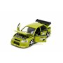 Jada Toys 99788 Fast & Furious Brian's 2002 Mitsubishi Lancer Evo VII Voiture Tuning à l'échelle 1/24 avec Spoiler, Portes ouvra
