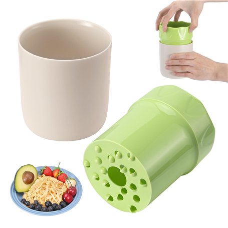 MumdoYAL Râpe à pommes manuelle rotative