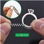 Ajusteurs Invisibles pour bagues Ring Sizer , Réducteurs Resizer de Bagues (lot de 4)