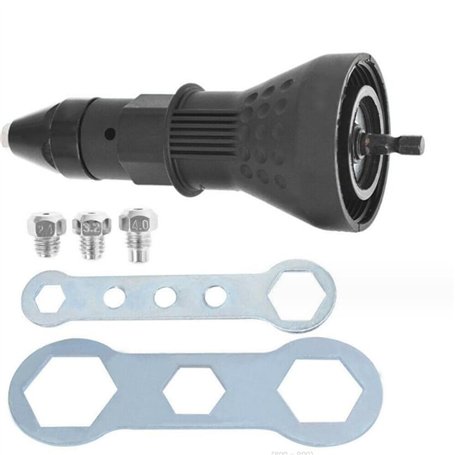Adaptateur de perceuse électrique sans fil pour pistolet à rivet électrique - Adaptateur d'écrou à riveter - Accessoires pour ou