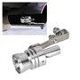 Qiilu Turbo Sifflet pour Tuyau d'échappement Universel, Turbo Sound Blow-off Simulator d'alliage d'aluminium Turbo Sound d'échap