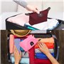 INHEMING Trousse de Toilette, Sacs à Cosmétiques de Voyage Imperméable, Sac à Maquillage en Nylon pour Accessoires et Articles d