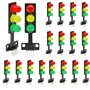 GERUI Lot de 18 modules de feux de circulation LED Creative DIY Mini Ample 3