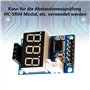 HC-SR04 Lot de 2 modules de mesure de sortie à ultrasons de haute précision, interface série, capteur de proximité, avec connect