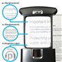 EasY Magnifier Petite Loupe de Lecture Poche 3.0X avec Lumière LED; Mini Loupe Eclairante Frontale pour Malvoyant, Lentille Loup