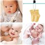 SamHeng 50 Pièces Bébé Épingles de Sûreté avec Boîte, Plastique Tête 1,6 Pouces Épingles à Couches, Acier Inoxydable Épingles à
