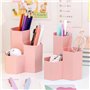 DAZZLUXE 1 porte-stylo de bureau créatif - Tube de rangement multifonction - Tube de rangement hexagonal - Boîte de rangement av