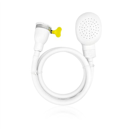 1 pommeau de douche blanc pour animal de compagnie - Pommeau de douche portable - Avec tuyau