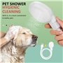 1 pommeau de douche blanc pour animal de compagnie - Pommeau de douche portable - Avec tuyau