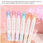 NYGGTYK Lot de 6 surligneurs Kawaii - Fournitures scolaires - Marqueurs à double extrémité - Surligneurs en forme d'animal - Sur