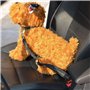 1 laisse pour chien, ceinture de sécurité pour voiture, harnais pour chien, accessoire de voyage pour animaux de compagnie, cein