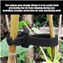 DHSBGWSX Lot de 4 attaches de jardin - Outils de liaison pour arêtes de poisson - Liens de lissage pour grands arbustes, arbres 