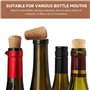 DHSBGWSX Lot de 30 bouchons coniques en liège pour bouteilles de vin – Remplacement à l'épreuve des fuites, fermeture pour trava