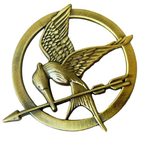 1 broche The Hunger Games Katniss Everdeen Cosplay Prop Rep Mockingjay Broche Badge