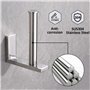 Aothpher Porte-papier toilette mural en acier inoxydable SUS304 Distributeur de rouleaux de papier toilette vertical horizontal 
