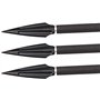 Namvo 6 pièces Sang Creux Saule flèches métal tir à l'arc Broadheads 135Grain Traditionnel Chasse en Plein air flèches tête