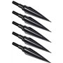 Namvo 6 pièces Sang Creux Saule flèches métal tir à l'arc Broadheads 135Grain Traditionnel Chasse en Plein air flèches tête