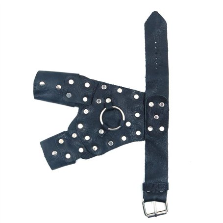 Namvo Gants de protection pour tir à l'arc - Pleins en acier - Mezzanine - Cuir de vachette - Superfine - Slingshot - Fish Shoot