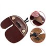 Namvo Doigts en cuir de vache pour tir à l'arc - Pour arc recourbé, chasse, doigts de protection - Marron