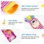 RXYYOS 4Pcs Bébé Poignet et Chaussettes Hochet Jouets Ensemble Poignet de Bell Strap hochets et Chaussettes Pied Finder Animal B