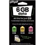 Carte SIM 2G 3G 4G - Giffgaff O2 Multi Taille Standard Micro Nano £5 Bonus Crédit après avoir rechargé £10 Première Fois Appels