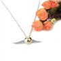YouU Vif D'or Snitch Or Bracelet et Collier pour Fans Collection De Cadeaux ou Décorations Magique Cosplay Costume Bijoux Cadeau