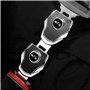 Lot de 2 adaptateurs de ceinture de sécurité, bouton Wvw pour déverrouiller, extension de ceinture de siège avec logo de voiture