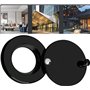 Couvercle de Judas,Peephole Cover avec Outil d'Installation Auto-Adhésif Couvre d'espionnage de porte Cache judas de porte pour 