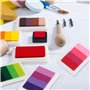 24 Couleurs Artisanat Encre Tampon