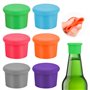 6PCS Bouchon de Bouteille Universel en Silicone - Réutilisable pour Vin
