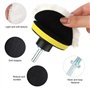 Tampon de Polissage en Laine, Polissage Pad, Disque de Polissage Voiture Auto-Agrippant, Bonnet de Polissage en Laine avec M10 A