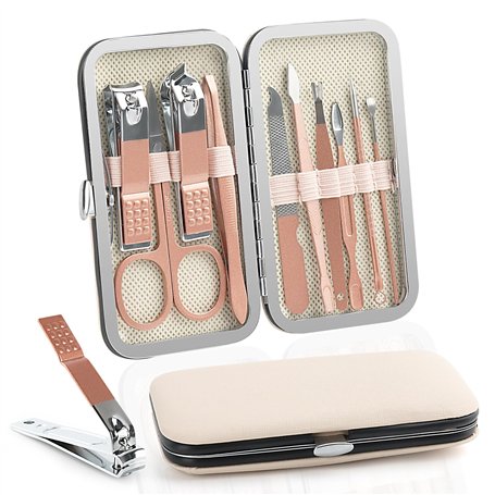 UKOFEW Kit de Manucure Pedicure