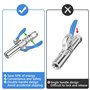 UKOFEW Raccord de Pistolet à Graisse Coupleur,Embout Pompe a Graisse avec 30cm Tuyau Flexible,Coupler G pour Pompe à Graisse,pou