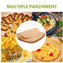 200 Papier Sulfurisé Air Fryer，Antiadhésive Sans Huile Papier Parchemin Accessoires，Perforé Papier Cuisson Air Fryer，pour Friteu