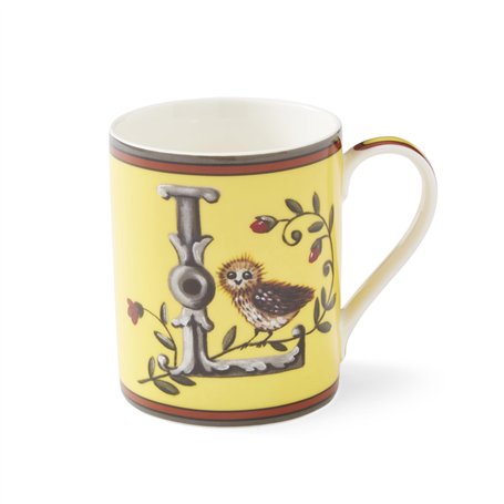 Spode Kit Kemp - Mug Alphabet (Kit Kemp - Alphabet L)