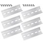 CYUaoao 6 Pièces Rails DIN Montage 35 x 100 MM Rail DIN Aluminium U-Groove en Couleur d’Argent pour Installation de Disjoncteur